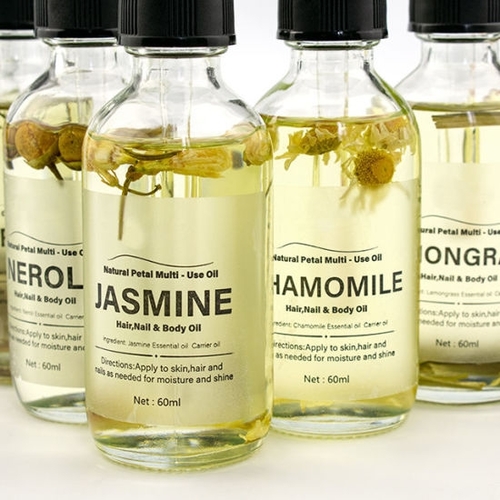 Organic hair nail  body oil
