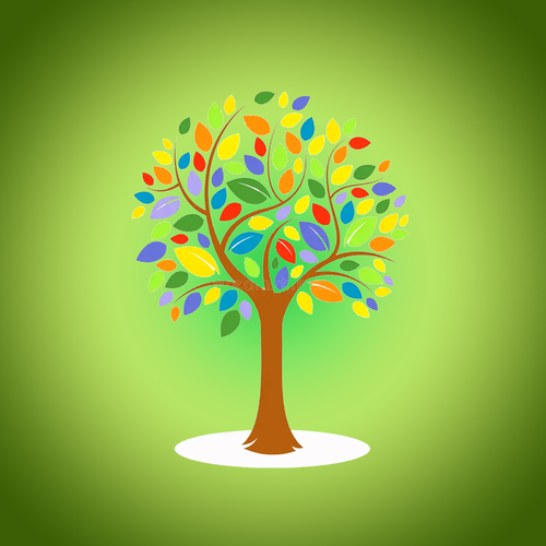 أشجار زينة وظل