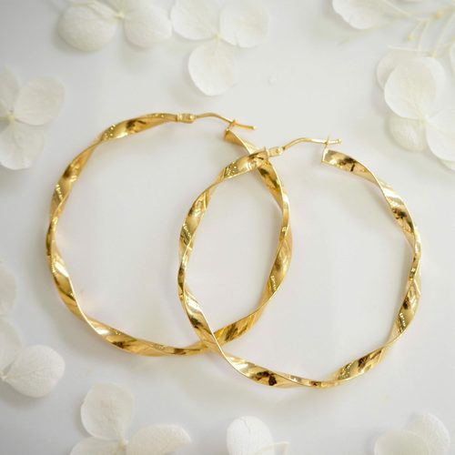 18k Gold Earings