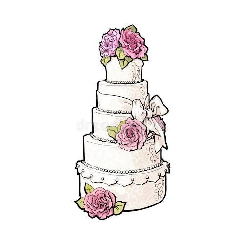 Flowers with Cake