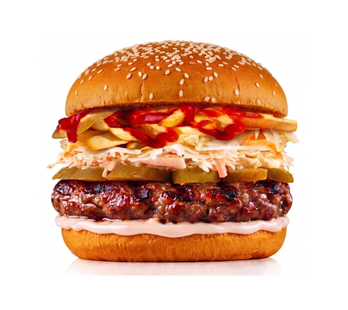 Flamed Burgers