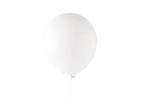White Helium Ballon