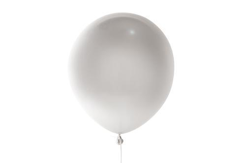 Silver Helium Balloon