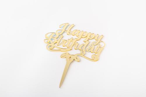 Acrylic Happy Birthday