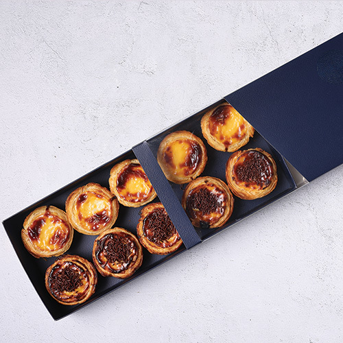 pastel de nata 10 pcs - pastel de nata 10 pcs with Classic or chocolate nata