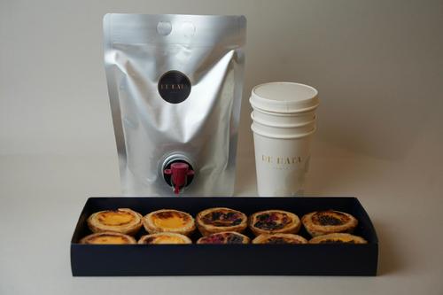 PASTEL DE NATA 10 PCS WITH HOT COFFEE CANTEEN - YOUR CHOICE OF 10 PCS NATA WITH HOT CANTEEN
