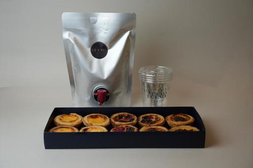 PASTEL DE NATA 10 PCS WITH COLD COFFEE CANTEEN - YOUR CHOICE OF 10 PCS NATA WITH ICE CANTEEN
