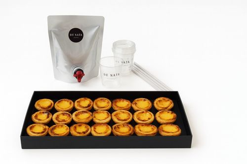 PASTEL DE NATA 21 PCS WITH COLD COFFEE CANTEEN - YOUR CHOICE OF 21 PCS NATA WITH ICE CANTEEN