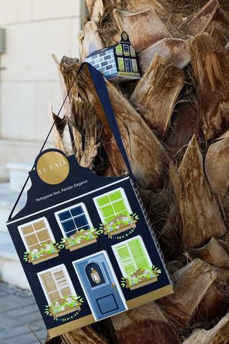 De Nata Giveaway House - De nata&nbsp; house consists of 9 different&nbsp;five that can be chosen from four options - 9 pieces of mixed nata (classic - chocolate - berries)  - 18 pieces of mini nata  - 9 pieces of macarons in five different flavors  - 9 pieces of chocolate with five different flavors