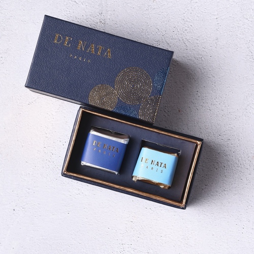 Chocolates giveaway De nata Paris 2 pcs - The product consists of two pieces of luxury chocolate with high-quality packaging
