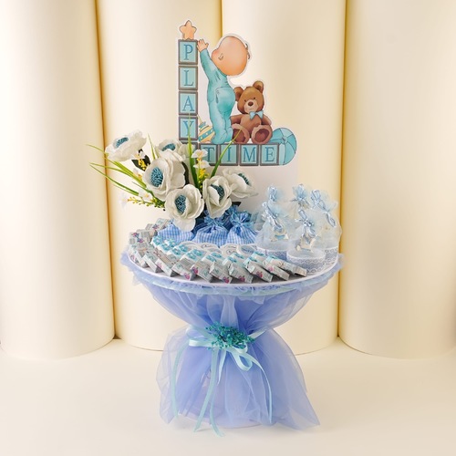 Cocoa stand, blue, newborn 1