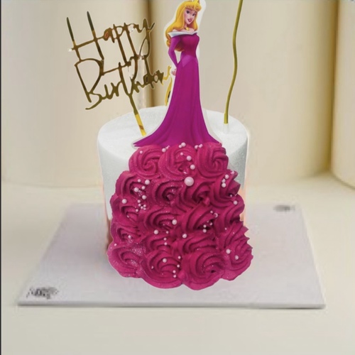 Disney Princess Aurora Pink Cake