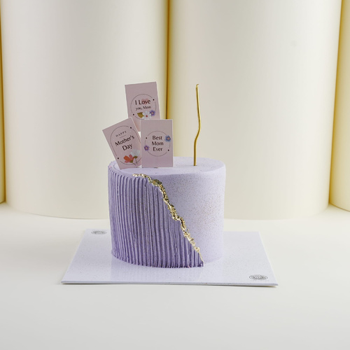 كيك عيد الام بنفسجي 5