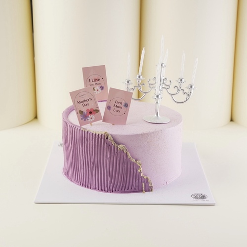 كيكه  ٩  عيد الم  بنفسجي