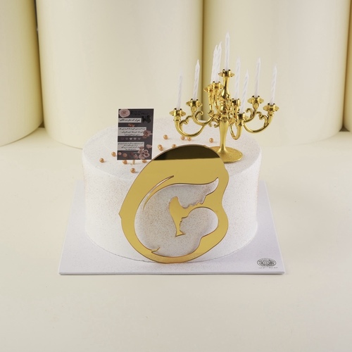 كيك ٩ عيد الام بيضاء