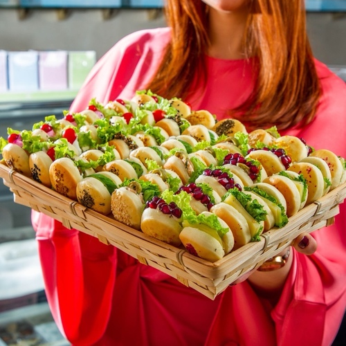 Mini sandwich basket