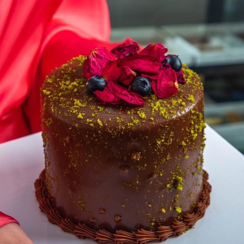 Pistachio Chocolate Cake