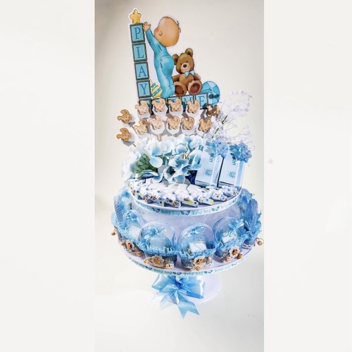 Cocoa stand, blue, newborn 1