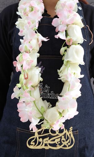 graduation collar - Graduation collar consisting of: 
 Rose rose + baby orchid