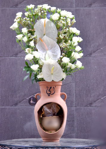 mother's vase - It consists of various flowers and incense