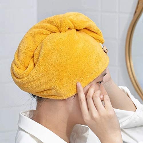 Quick drying hair towel - Absorbs hair and dries quickly.   Pure color fast-drying hair cap;  High density coral fleece.   Strong water absorption, breathable, soft and comfortable.   Product function: absorbent, breathable, soft.   Coral fleece fabric, full rings, fluffy and soft.   a description   Material: Super absorbent microfiber   Size: 50 cm * 25 cm   Color: multi-color to choose   Product feature:   Absorbs hair and dries quickly.