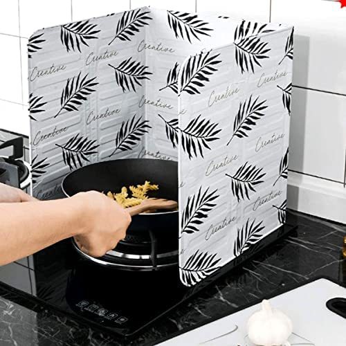 Stove cover - Foldable aluminum foil protector
 Keep the stove, walls, and floors clean from oils and spills while cooking
 Product size: length 32.7 * width 84.5