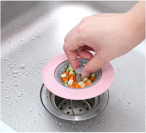 Silicone sink strainer - You can use it for your sink on the bathroom floor. It can catch hair, food or other dirty things to prevent drain clogging. 
 TPR thermoplastic rubber makes this material soft and environmentally friendly. High quality material provides strong suction without shifting. 
 Use it on the sink or bathroom floor, where it can catch hair, food, or other dirty things to prevent drain clogging. Micro holes design speeds up drainage. 
 It is very easy to handle and use. It is the perfect gifting solution for all occasions. 
  multifunctional. Designed to fit standard bathtubs, kitchen sinks, and showers. .