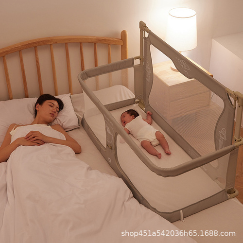 3 in 1 Baby Bedside Sleeper - ✔
 Multifunctional: This side sleeper bassinet for baby is not only a baby
 bed, bed in bed,but also a bed rail for baby. Give the baby an 
independent sleeping space, enclose a small area, the baby will no 
longer roll over the bed, the mother will no longer worry about pressing
 the baby, and the mother will sleep with confidence.✔
 Truly seamless: baby for cosleeper bed,The baby does not need to sleep 
in a separate bed with the parents to establish a secure attachment with
 the baby.Suitable for more than 95% of bed types.Complete assembly and 
take out without disassembly.The safety belt and screws are used for 
double fixing, no need to reserve installation clearance,Make sure the 
guardrail fits snugly against the bed surface to avoid the risk of 
entrapment and suffocation.✔
 Materials: Baby bassinets bedside sleeper Made of aviation grade 
aluminum,Carefully selected materials, light but strong,Greatly improved
 stability;rounded arc,No exposed metal,Touch and Safety 
Online.breathable and visible mesh window, soft washable liner 
cover.During the day, the other side of the co sleeper for baby bedside 
can be put down, and the height can be adjusted freely, which is 
convenient for mothers to hold the baby.✔
 Easy operation: When designing the crib, we fully considered the 