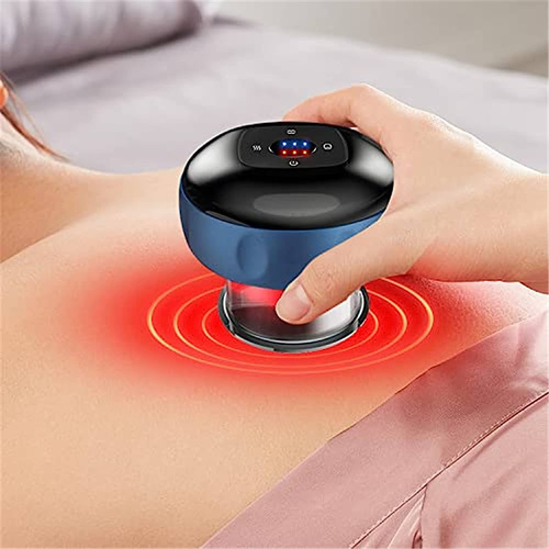 Electric Cupping Massage Therapy - ★
 It integrates the three functions of negative pressure cupping, 
scraping and massage. Through intelligent detection of the pressure in 
the tank, the vacuum negative pressure can be adjusted in real time to 
realize dynamic breathing cupping.★
 Effectively promote blood circulation, dredge the meridians, stimulate 
acupoints, relieve fatigue, relieve pain, dispel cold and 
dehumidification, improve immunity, and relax muscles.★
 Two modes (deep negative pressure mode / soothing breathing mode) are 
available, scraping, cupping or massage, free to choose without 
restriction.★
 20-minutetimer function: automatically start a 20-minute countdown when
 it isturned on to avoid unnecessary damage to the body caused by 
excessive scraping and cupping.★
 LED/LCD display screen, four independent buttons can separatelyswitch 
the machine, adjust the suction intensity and heating gear, and suspend 
the cupping adsorption function, which is easy to use