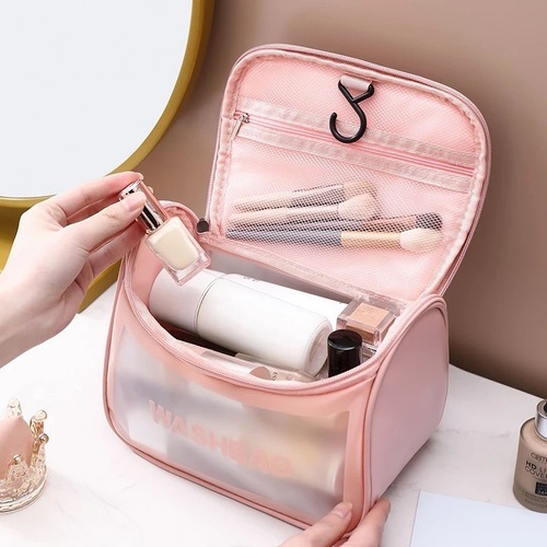 Portable makeup organizer bag - A bag for organizing and storing makeup and cosmetics.. An easy-to-carry design, suitable for travel or home. 
 100% waterproof