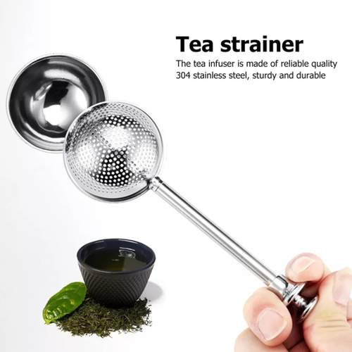 Tea Strainer - The stainless steel of excellent quality makes up the tea infuser. Durable and strong.