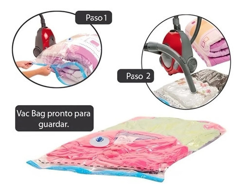 Storage bags (60 * 80) cm - Airtight and waterproof.  protect bedding and clothing from moisture, dust, and other odors;  And keep it clean and free of mold.   easy to use;  Simply fill, seal, and shrink the vacuum bags to size with most vacuum cleaners.   Save 75% of space, adding more storage space to wardrobes, closets, garages, and lofts. Made of high-quality materials that are resistant to normal wear and tear;  They can be reused, and are ideal for storing seasonal clothing and bedding.
   Large space garment storage bags.  Regular vacuum storage bags, large enough to fit duvets, clothes, bedding, blankets, pillows, towels, and more.