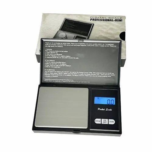 Professional digital scale - digital scale for measuring the weight of small things such as silver, types of gold, etc... 
  Capacity: 300 grams 
  Accuracy is 10 mg 
  The power is 3 volts