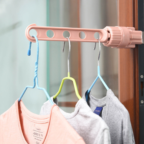 Adjustable 5 Hole Window Clothes Drying