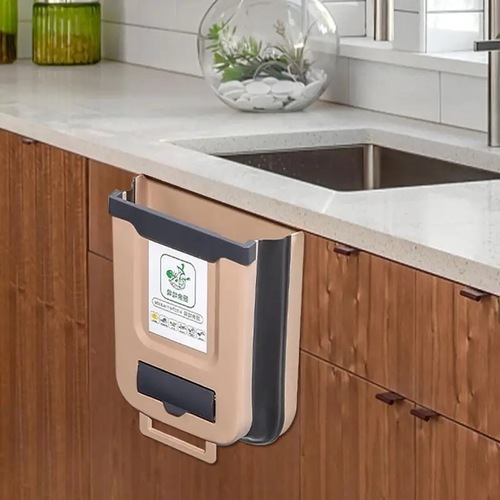 Foldable hanging trash bin, 10 L