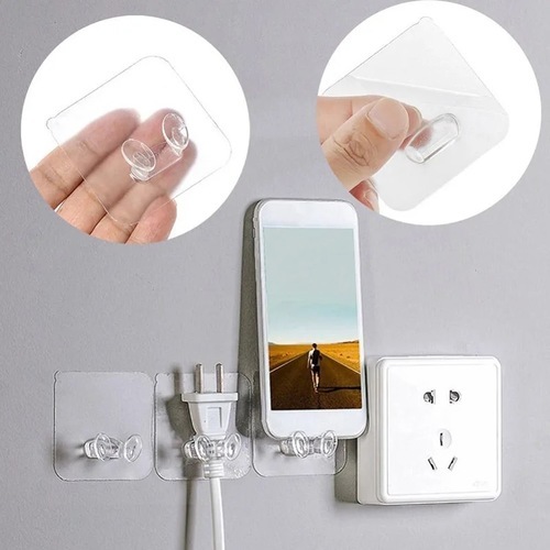 Adhesive transparent holder (2 pcs)