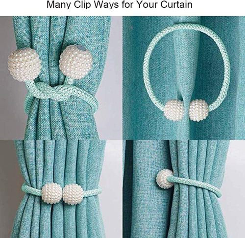 pearl curtain clip (2pcs)
