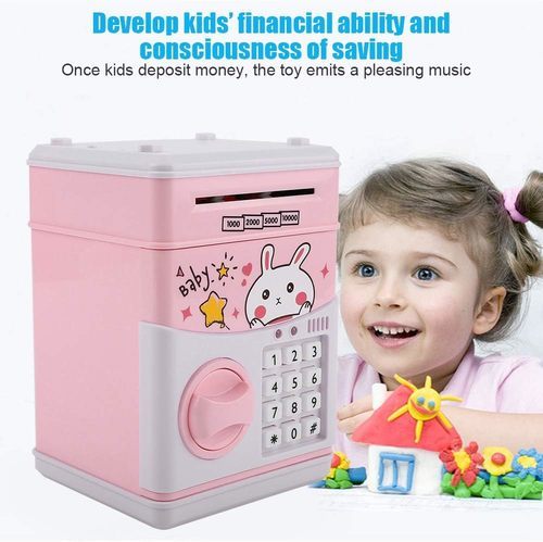 Piggy bank with password
