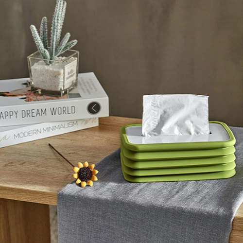 Tissue Box Silicone Collapsible