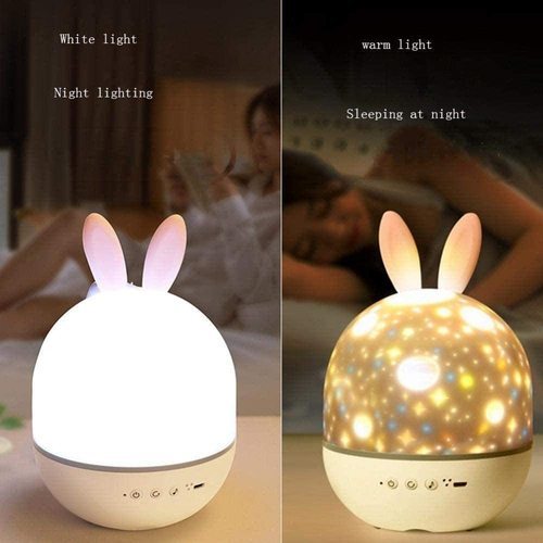 Children Led Rabbit Night Light Baby  with Remote Control