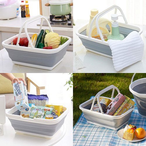Foldable Shopping Basket with Handle