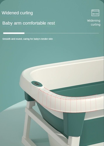 Foldable baby bathtub