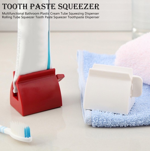 toothpaste tube squeezer - Lazy Rolling Toothpaste Squeezer Dispenser Easy Creative Tooth Paste Holder Home Bathroom Accessories Sets tube squeezer