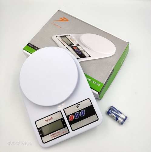 LCD Digital Electronic Kitchen - LCD Digital Electronic Kitchen Scale, SF-400 Weight Round Plate Food Scale