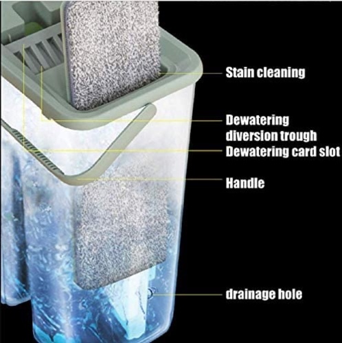 Scratch cleaning mop
