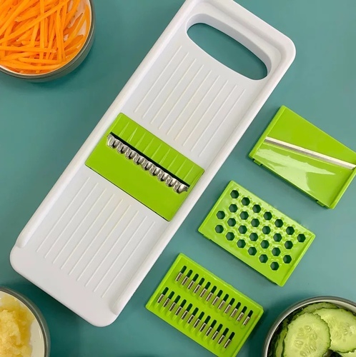 Veggie chopper - Weilekang grater multi-function vegetable cutter four-in-one vibrating sonic explosion kitchen artifact fast shredding and slicing