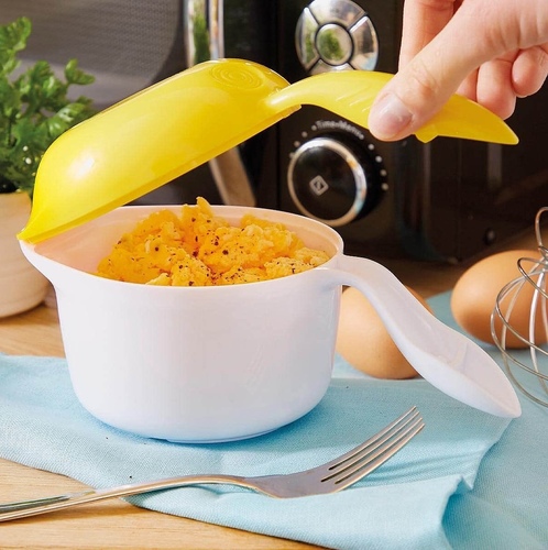 Shake N Egg - Shake N Egg introduces its microwaveable egg scrambler which features crack-and-scramble prongs and cooking dome that circulates heat for perfectly scrambled eggs