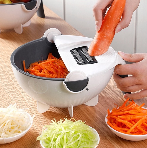 double fruit and vegetable drain basket - 9 in 1 Multi-function Vegetable Cutter with Drain Basket Magic Rotate Safety

1.The vegetable slicer comes with a unique drainage feature that allows you to clean vegetables directly through the drainage system after you have cut them
2.Skip the tedious cleaning process and make your cleaning easier
3.With 7 replaceable blades you can cut cheese, tomatoes, onions, cucumber and cabbage in different shapes, sizes and thicknesses, you can use a different knife head according to your requirements
4.Comfortable handle can be controlled with one hand, free one hand
5.The cutting cover can be removed freely for easy use

Package included:
1 x Chopper
7 x Blades
1 x Hand Guard
1 x Paring Knife
1 x Chinese Manual
Other items not included
#VegetableCutter #DrainBasket