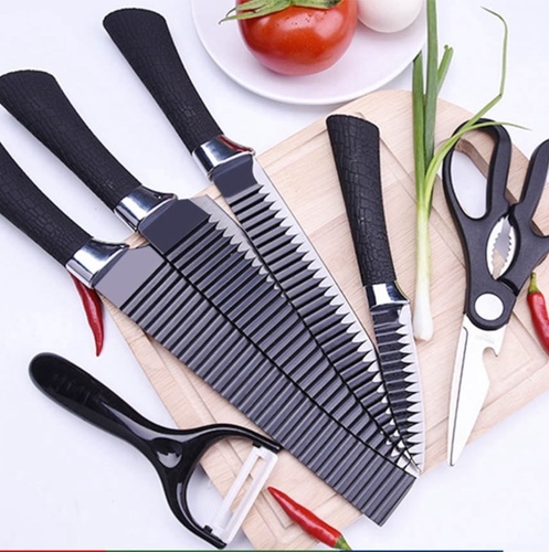 cookstyle 6 pcs sharp knives - Material: Stainless steelProduct Category: Tool SetSpecifications: Six-pieceProduct quality level: excellent productsParcel: six piecesProduct type: Knife Sets