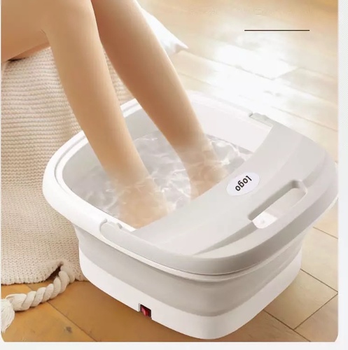 electric foot bath tub - Cross-border Folding Foot Tub Thermostatic Foot Bath Electric Portable Smart Plug-in Foot Bath Massage Heating